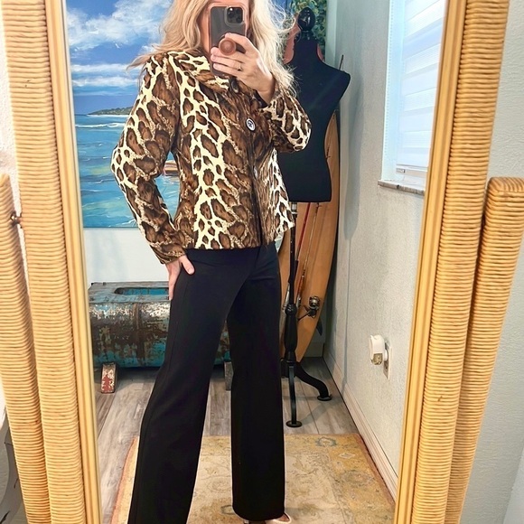 VTG Helene Berman,London,Animal Print Fur Jacket & Top,Excellent Condition, S - Picture 7 of 15